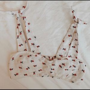 *MOVING SALE* *NWOT* FP cherry bralette 🍒